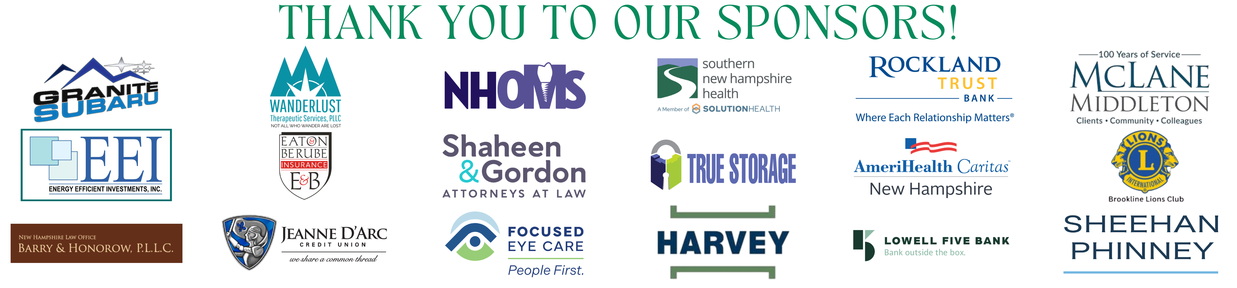 sponsors